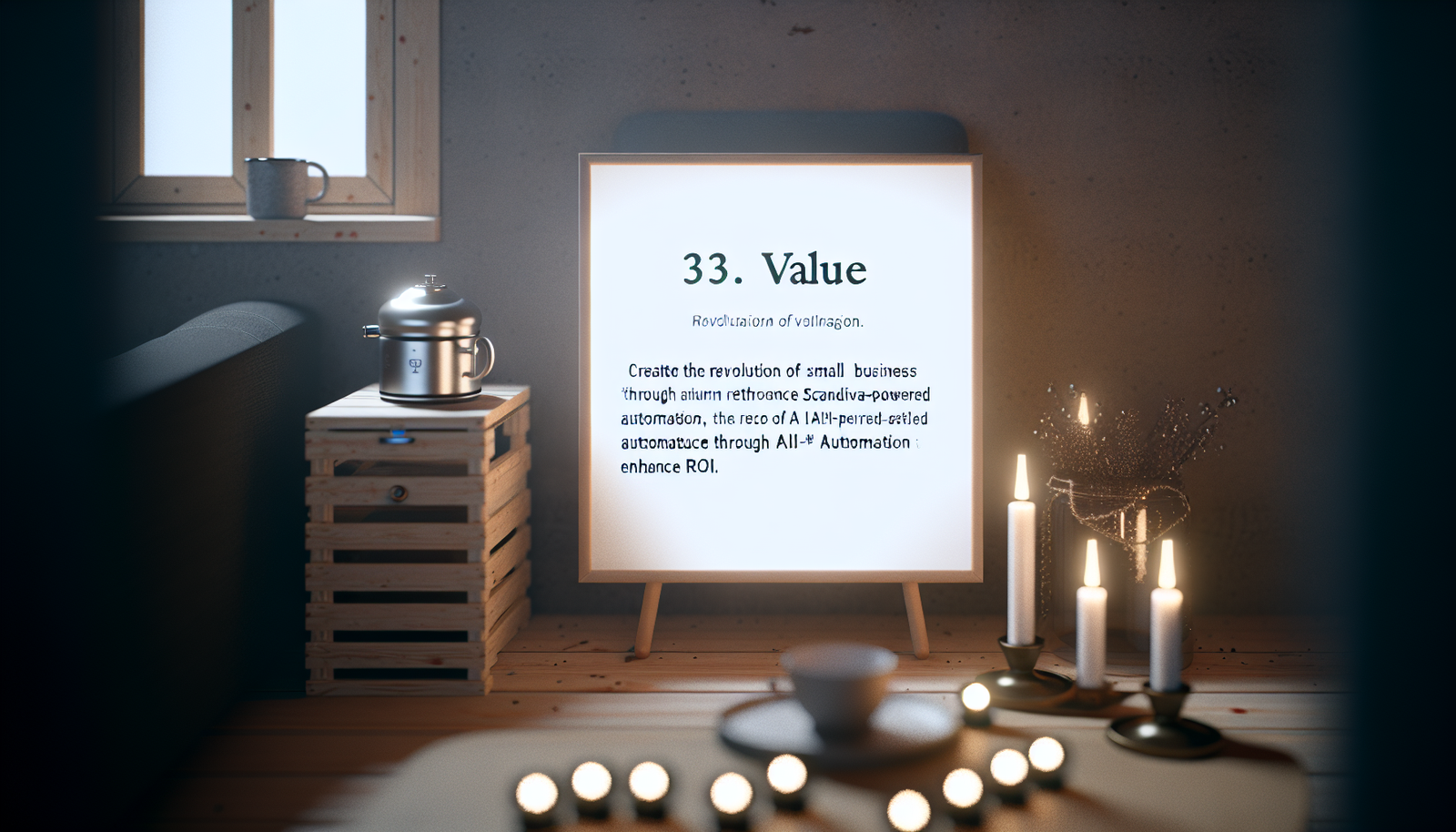 Pienyritysten vallankumous: Kuinka tekoälypohjainen automaatio voi parantaa sijoitetun pääoman tuottoa.